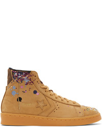 Converse Brown Bandulu Edition Pro Leather High Sneakers