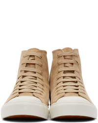 Paul Smith Jeans Tan Allegra High Top Sneakers