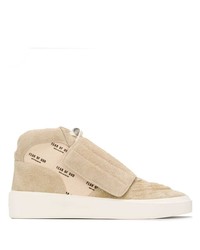 Fear Of God Logo Print High Top Sneakers