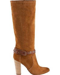 Andre Assous Fawn Tall Boot Camel Suede