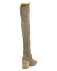 Stuart Weitzman Halftime 5050 Suede Leather Knee High Boots