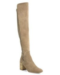 Stuart Weitzman Halftime 5050 Suede Leather Knee High Boots