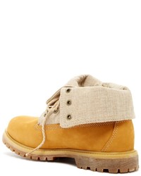 Timberland Authentic Canvas Fold Down Boot Wide Width Available