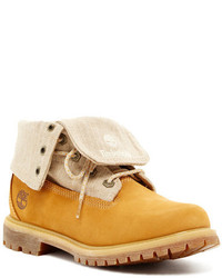 Timberland Authentic Canvas Fold Down Boot Wide Width Available