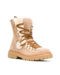 Moncler Shearling Lined Hiking Boots