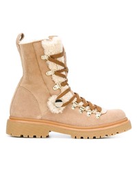 Moncler Shearling Lined Hiking Boots