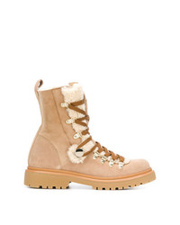 Moncler Shearling Lined Hiking Boots