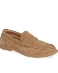 Tan Suede Loafers