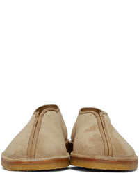 Lemaire Beige Piped Loafers