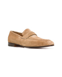 Santoni Classic Slip On Loafers