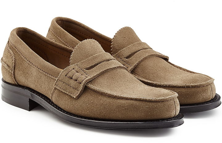 church's suede loafers