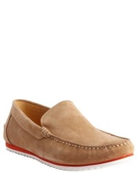 Kenneth Cole Reaction Tan Faux Suede Prep Utation Loafers