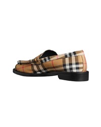 Burberry Vintage Check Cotton Penny Loafers