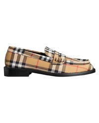 Burberry Vintage Check Cotton Penny Loafers