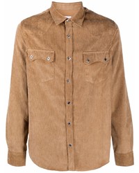 Family First Ribbed Embellished Buttons Shirt