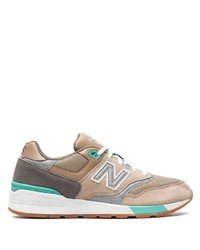 New Balance 597 Suede Beach Sandteal Sneakers