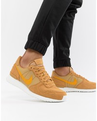 Nike Air Vortex Leather Trainers In Gold 918206 700