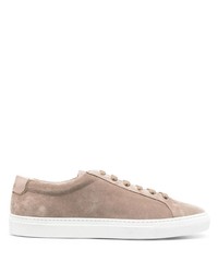 Moorer Low Lace Up Suede Sneakers