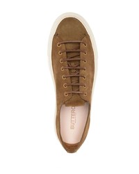 Buttero Low Top Contrasting Sole Trainers