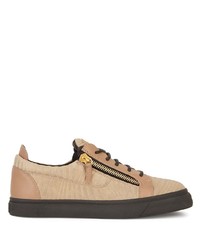 Giuseppe Zanotti Panelled Design Low Top Sneakers