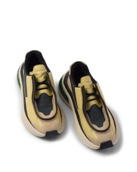Prada Panelled Leather Chunky Sneakers
