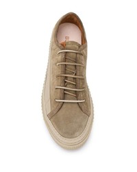 Buttero Two Tone Lace Up Sneakers