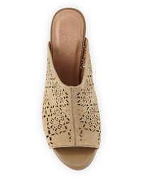 Joie Anita Laser Cut Wedge Mule Cet