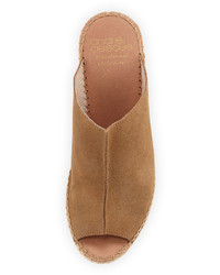 Andre Assous Cici Suede Espadrille Wedge Mule