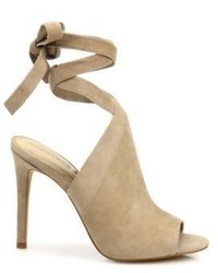 Evelyn Suede Ankle Tie Sandals