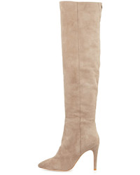 Joie Olivia Over The Knee Suede Boot Mousse Tan