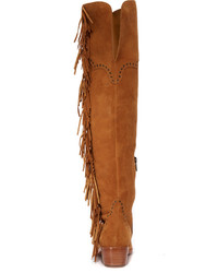 Frye Ray Fringe Over The Knee Boots