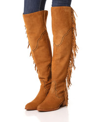 Frye Ray Fringe Over The Knee Boots