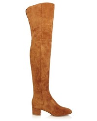 Gianvito Rossi Rolling Over The Knee Suede Boots