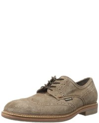 Tan Suede Oxford Shoes