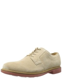 Tan Suede Oxford Shoes