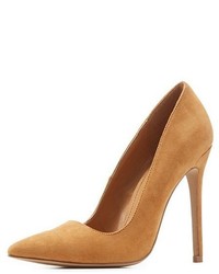 Charlotte Russe Faux Suede Pointed Toe Pumps