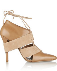 Alexander Wang Mila Leather And Suede Pumps