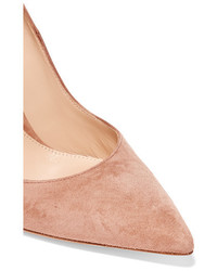 Gianvito Rossi Suede Pumps Beige