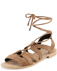 Rebecca Minkoff Greyson Suede Lace Up Sandal