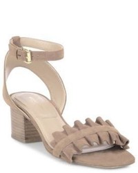 Michael Kors Michl Kors Collection Monroe Suede Ankle Strap Sandals
