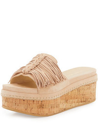 Stuart Weitzman Wiggleroom Fringe Platform Sandal