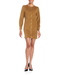 Two By Vince Camuto Faux Suede Shirtdress