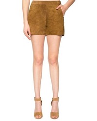 Willow & Clay Side Lace Up Suede Shorts