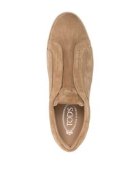 Tod's Laceless Suede Sneakers