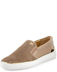 MICHAEL Michael Kors Michl Michl Kors Kyle Perforated Suede Slip On Sneaker Bisque