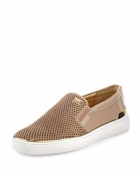 MICHAEL Michael Kors Michl Michl Kors Kyle Perforated Suede Slip On Sneaker Bisque