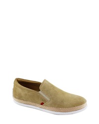 Marc Joseph New York Victor Rd Suede Slip On Shoe In Camel Suede At Nordstrom
