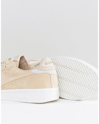 Diadora Game Low Sneakers In Sand Suede