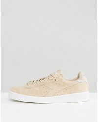 Diadora Game Low Sneakers In Sand Suede