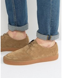 Fred Perry Shields Suede Crepe Sneakers